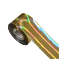 120m Laser Gold Silver Holographic Nail Foil - Chrome Effect Transfer for DIY Manicures