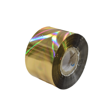 120m Laser Gold Silver Holographic Nail Foil - Chrome Effect Transfer for DIY Manicures