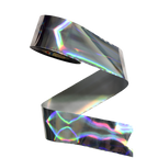 120m Laser Gold Silver Holographic Nail Foil - Chrome Effect Transfer for DIY Manicures
