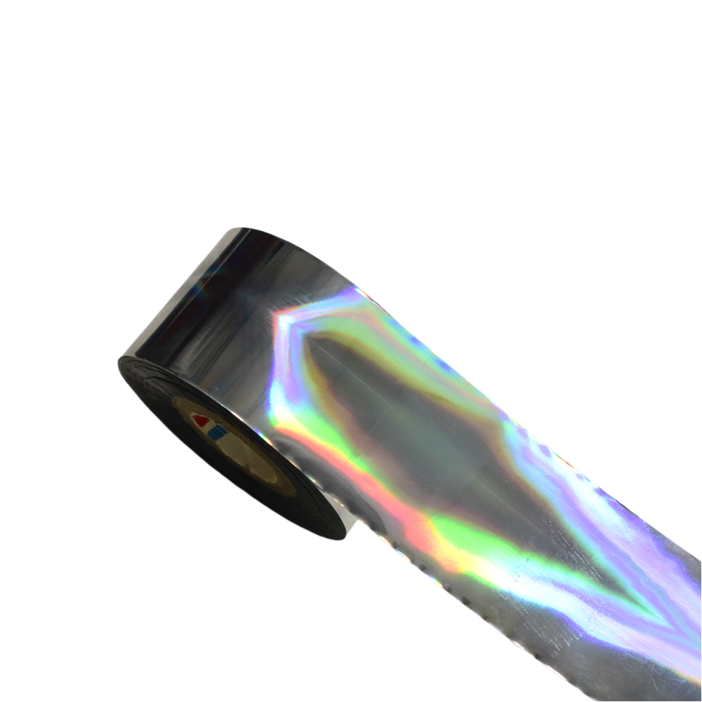 120m Laser Gold Silver Holographic Nail Foil - Chrome Effect Transfer for DIY Manicures