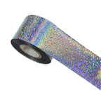 120m Psychedelic Swirl Holographic Nail Art Foil | Groovy Trippy Nail Transfers 2006