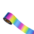 120m Rainbow Nail Foil - Metallic Chrome Effect Gradient Nail Art Transfer