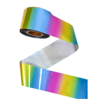 120m Rainbow Nail Foil - Metallic Chrome Effect Gradient Nail Art Transfer