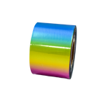 120m Rainbow Nail Foil - Metallic Chrome Effect Gradient Nail Art Transfer