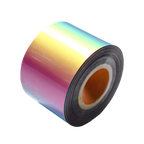 120m Rainbow Nail Foil - Metallic Chrome Effect Gradient Nail Art Transfer