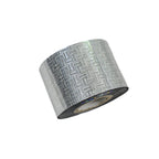 120m Silver Basket Weave Nail Foil | Woven Textured Nail Art Transfers 2030-2