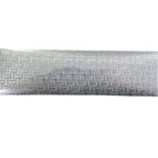 120m Silver Basket Weave Nail Foil | Woven Textured Nail Art Transfers 2030-2