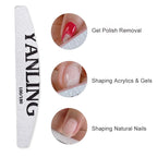 The Pro's Choice 100/180 Zebra Nail File (4-Pack)