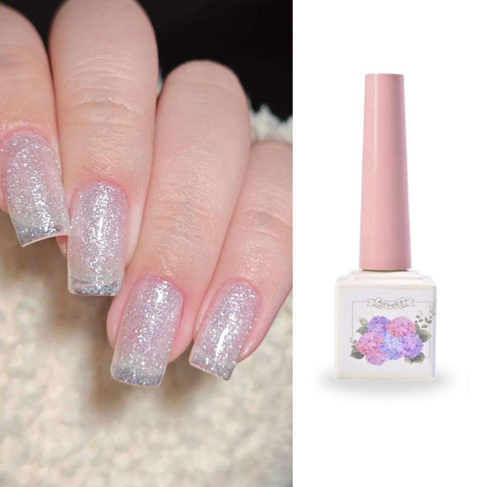 12ml Aurora White Jelly Gel Polish - Crystal Sheer Shimmer M31