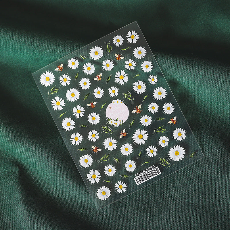 Tensor Nail Art Sticker Daisy Flower TS020 - Nail MAD