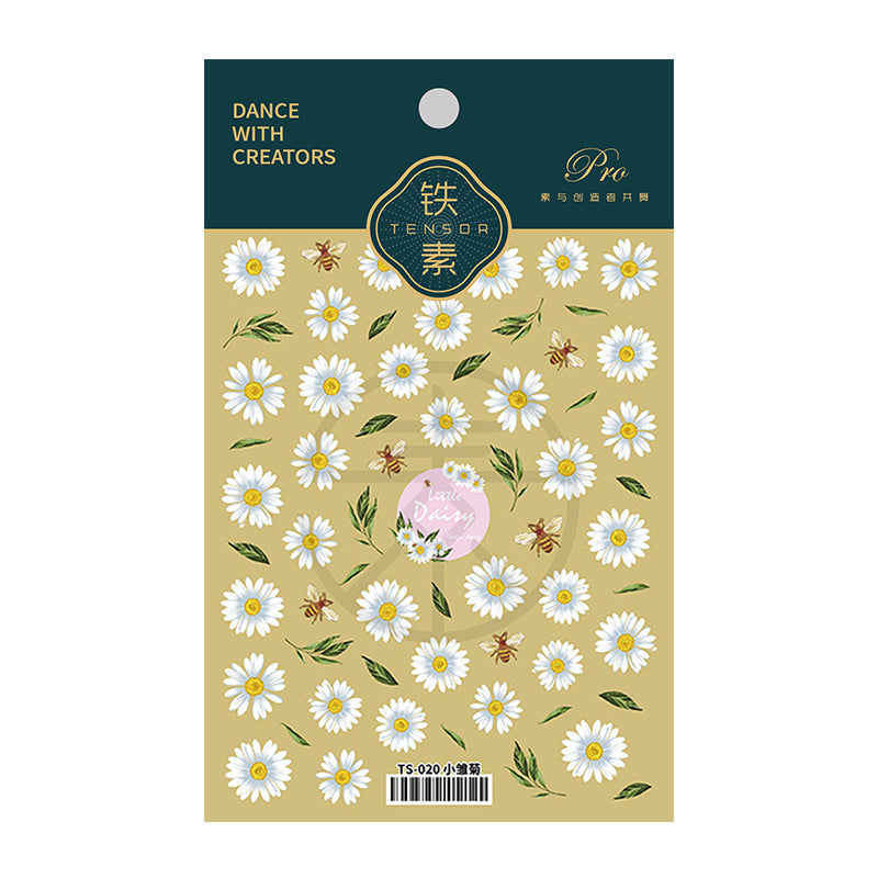 Tensor Nail Art Sticker Daisy Flower TS020 - Nail MAD