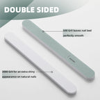 Double Sided Manicure Nail File 600/3000 Grit (4-Pack)