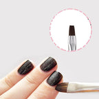 1pc Nail Art Flat Brush Cuticle Clean Up Brush UV Gel Polish Brush - Nail MAD