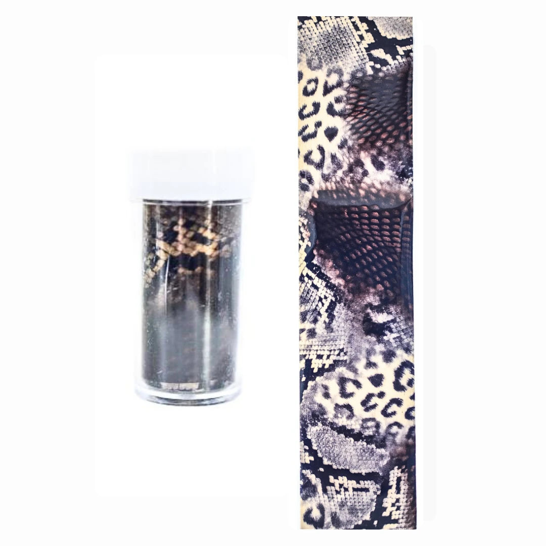 Savage Instinct Animal Print Nail Foil Strip 100cm - 339