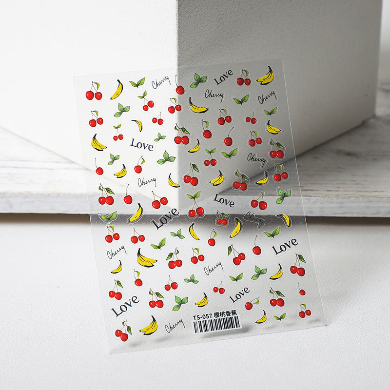Tensor Nail Sticker Cheery Banana 3D Adhesive Decals TS057 - Nail MAD