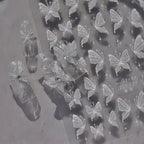 3D Butterfly Nail Stickers - Shimmer Glitter Fairy Wing Nail Art Decals 
