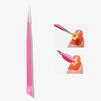 Straight Nail Tweezer - Rose Red