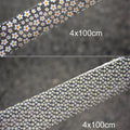2rolls 100cm Daisy Flowers Nail Foil Transfer Paper Marble Zebra Print