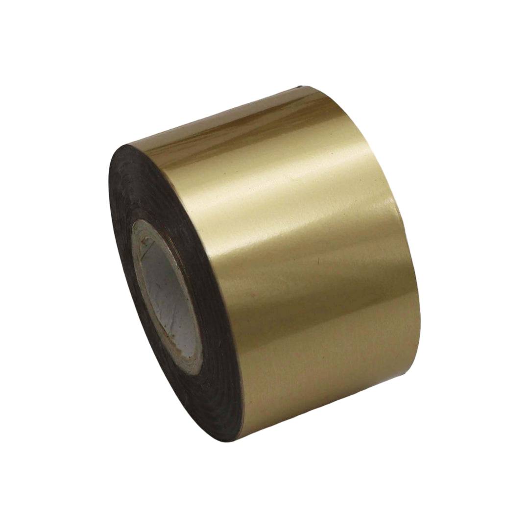 Metallic Gold Nail Foil Roll – 120m Silver Chrome Transfer Foil for Nails