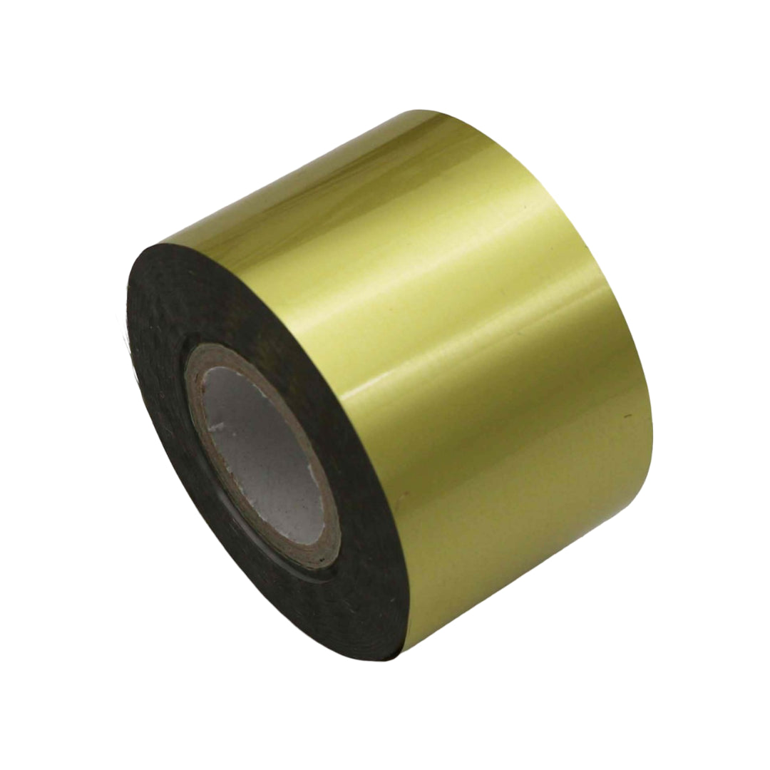 Metallic Gold Nail Foil Roll – 120m Silver Chrome Transfer Foil for Nails