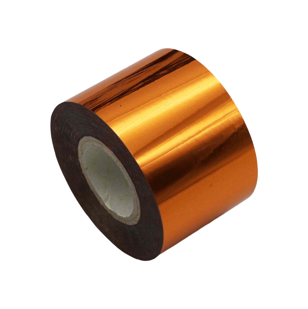 Metallic Gold Nail Foil Roll – 120m Silver Chrome Transfer Foil for Nails