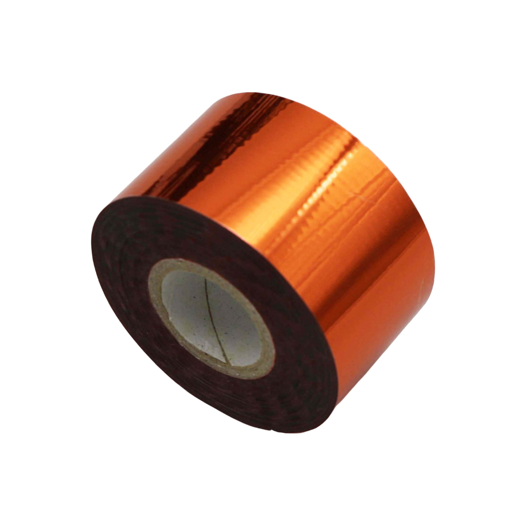 Metallic Gold Nail Foil Roll – 120m Silver Chrome Transfer Foil for Nails