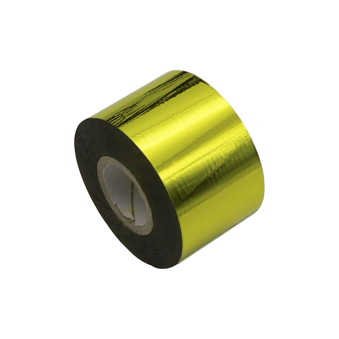 Blue Metallic Nail Foil Roll – 120m Chrome Transfer Foil for Nails