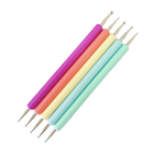 5pcs Professional Nail Art Dotting Tool Set - Pastel Collection