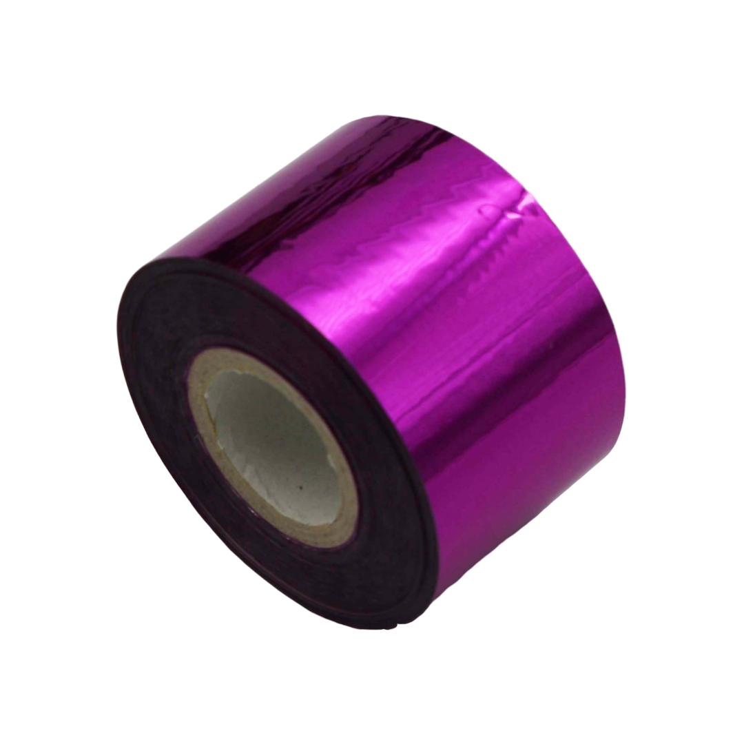 Blue Metallic Nail Foil Roll – 120m Chrome Transfer Foil for Nails