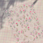 3D Aurora Tulip Nail Stickers Romantic Floral Decals