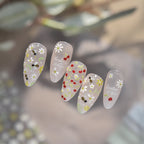 3D Bee Garden & Cherry Blossom Nail Art Stickers | Floral DIY Decals 