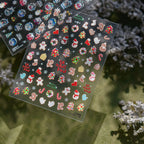 3D Christmas Nail Stickers | Winter Holiday Nail Art Decals for Festive Manicures