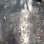 3D Cute Christmas Nail Art Stickers | Santa, Xmas Tree, Bear & Holiday Decal Set