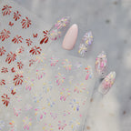 3D Firework Nail Stickers For New Year Party