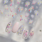 3D Firework Nail Stickers For New Year Party
