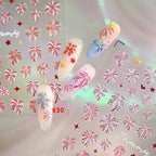 3D Fireworks Nail Stickers - New Year's Eve & Celebration Party Nail Art Decals M930