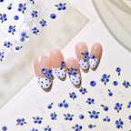 3D Fruit & Drink Nail Stickers | Summer Blueberry & Cocktail Jelly Decals