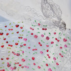 3D Glitter Cherry Jelly Nail Stickers 