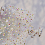 3D Gold Floral Nail Stickers 5498
