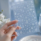  3D Holographic Bubble Nail Art Stickers 5920