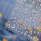  3D Holographic Bubble Nail Art Stickers 5920