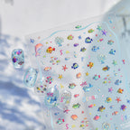 3D Holographic Tropical Fish Nail Stickers - Summer Mermaid Decals 5802