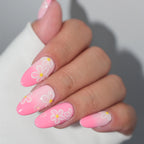 3D White Daisy Nail Stickers - Spring Flower Decals 1383