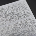 3D White Vintage Lace Nail Art Stickers Adhesive Sticker Decals TS215