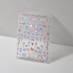 Colorful Bow-knot Nail Art Stickers Adhesive Embossed Bow Sticker Decals to2817