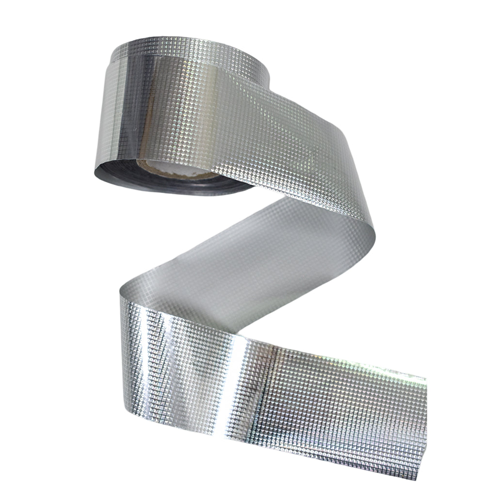 120m Silver Disco Ball Nail Foil | Glitter Chrome Party Nail Art 2001