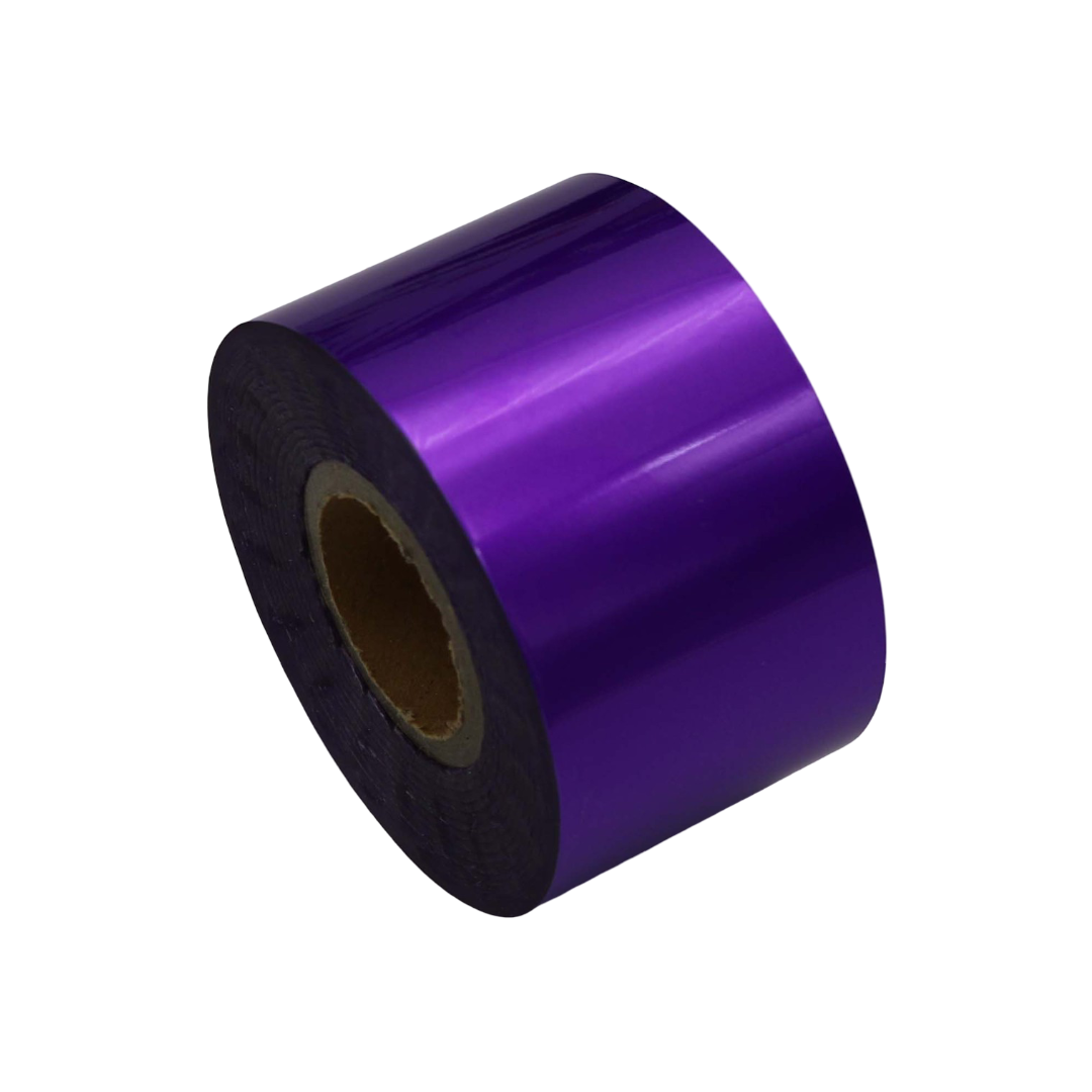 Blue Metallic Nail Foil Roll – 120m Chrome Transfer Foil for Nails