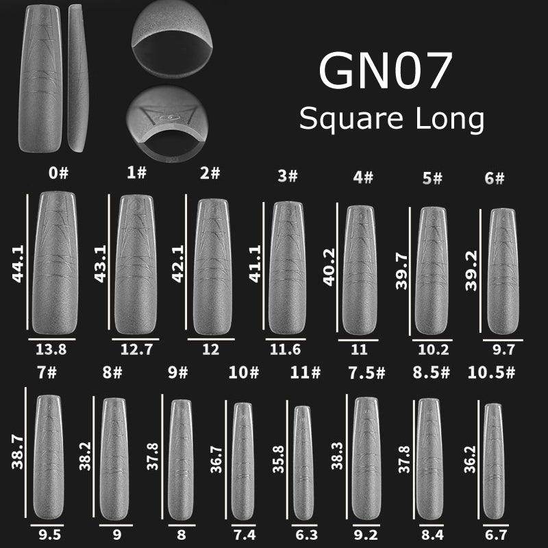 Nail Art Gel Nail Extensions Tips with Guide Line - Nail MAD