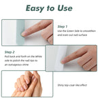 Double Sided Manicure Nail File 600/3000 Grit (4-Pack)