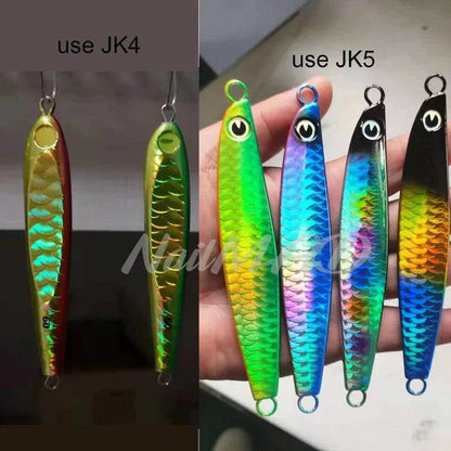 50/100m Fish Scale Nail Art Transfer Foil Decals - Nail MAD
